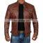 Men's Leather Jacket For Biker Distressed Genuine Lambskin Top Quality Material - Wholesale Price