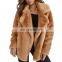 European and American cross-border Amazon ebay foreign trade fashion autumn and winter models feminine plush lapel jacket