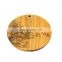 Customized Wholesale Round Acacia Wood Chopping Board for Kitchen Breakfast Cutting Board