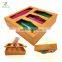 Bamboo Ziplock Bag Storage Organizer for Kitchen Drawer,Openable Top Lids Food Storage Bag Holders