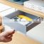 Under Drawer Box Hidden Table Under Paste Plastic Kitchen Storage Holder Desk Organizer