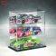 3 shelf PMMA display case for scale handsome car acrylic display box