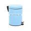 Fashionable Pink  painting with shining surface  pedal bin kitchen metal  trash  bin classical pedal bin with color