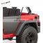 Задняя полусоставная дверь из алюминия с замками для Jeep Wrangler JL