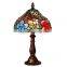 8"W dragonfly rose Stained Glass Tiffany Style Table desk lamp high quality Europe table lamp