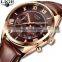 Lige 9806 Trendy Man Quartz Watch Chrono 24 Hours Calendar Waterproof Mens Watches Sports Wrist