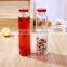 300ml clear beverage drinking bottles with screw cap