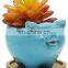 Top Fashion Flower Pot Decor Modern Indoor Terracotta Color Animal Succulent Small Planter Pot
