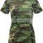 Кастомные коротко Sleeve Camouflage футболки высокого качества с карманом для мужчин