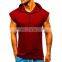 Top Quality Gym Men Hooded tank top Summer Casual Patchwork Sleeveless Vest Top fitness men stringer muscle shirt