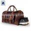 Buff Antique Fittings Made Superior Quality Fashion Leather Men Duffel Bag for Global Purchasers