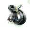 Factory Price EU 3 prongs schuko straight plug AC power cord open-end 16A Power Cord Cable