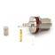 RF coaxial brass N Male Clamp Plug Connector for Cable RG58 LMR195 RG223 RG142