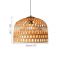 Woven Bamboo Lampshade Natural Simple Hand Weaved Pendant Light chandelier Ceiling Light