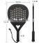 Wholesale Factory Custom DIY Logo Padel Racket Carbon Fiber 3K 12K 18K Soft EVA Professional Carbon Beach Rackets