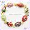Easter Day Hand Crafted Faberge Egg Style Enamel Russian Egg Bracelet For Women