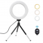 Desktop 6 Inch Led Vlog Make Up Lamp Youbube live Video fill Light Dimmable Camera Phone Tiktok Led Ring Light