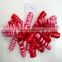 60cm Length Solid Embossed Ribbon Curly Bow/Metallic Ribbon Curly Bow/plastic curly ribbon bow