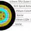 2-12 Cores Single mode SM G657A Tight Buffered Cables TPU PUR Jacket armored Outdoor Cable