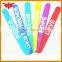 2016 promotional kids silicone ruler slap bracelet