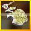 Shiny zircon fashion pendant part top quality pendants for jewelry making