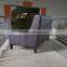 Brown leather hotel restaurant sofa XYN219