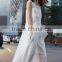 high quality solid color white chiffon maxi long dress summer