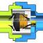 5/16" PA66 VITON spring valves/fuel valves FCV1605AVDC