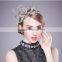 Wedding Feather Sinamay Bridal Party Fascinator