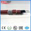 Heat resistant self regulating pipe insulation, roof snow melting silicone heating cable
