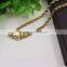 latest model stainless steel jewelry 18k gold necklace designs