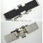 Non-slip rubber pad plastic slat conveyor chain