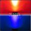 Waterproof 7pcs RGBWA 5in1 Mini LED Flat Par Light,Mini Black Light LED Par Light