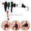 black and red portable mini outdoor sport headphone headsets earpiece with microphone