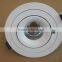 12W dimmable 4000K recessed orientable white Zhongshan COB Downlight