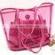 Factory price double desk women waterproof PVC bag