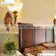 The Spanish style brass wall lights
