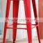 food shop stackable iron bar chair