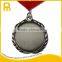 Metal crafts medal with colors ribbon in promotional