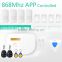 433/868mhz Frequency GSM Auto Dial Security Wireless House Security Fire Alarm System, GSM home alarm with RFID tags