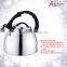 19CM, 2.5L Stainless Steel Whistling Water Kettle Food Grade for coffee,water,tea etc AEK-204