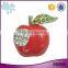 Wholesale Zinc Alloy Fully-jewelled Crystal Rhinestones Apple Shape Brooch