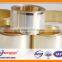 Amorphous copper brazing strip based in nickel manufacturing