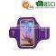 China manufactorer custom sports running 5.5 inch smartphone sports armband with led