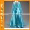 Instyles new anna elsa blue dress up party outfit Fairy Tales Dress Wholesale costume for children PGCC-1413