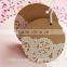 Fancy paper garment tag hang tags for clothing/jeans