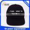 Custom Short Brim Black Baseball Cap Wholesale 3D Embroidered Hats And Caps