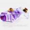 2015 New design purple design best seller factory directly sale luxury design crystal perfumn bottle