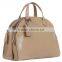 MD6050 Top two zipper open blank leather large tote bag