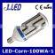 High quality corn bulb high power aluminum body led corn light 100w e27